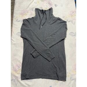 Lululemon Pullover High Lines Womens Size 4 Grey Turtleneck Sweatshirt Sweater.